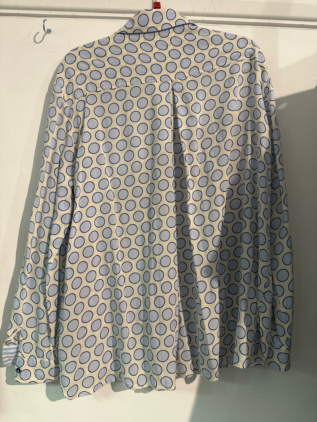 Just White Spotted Shirt