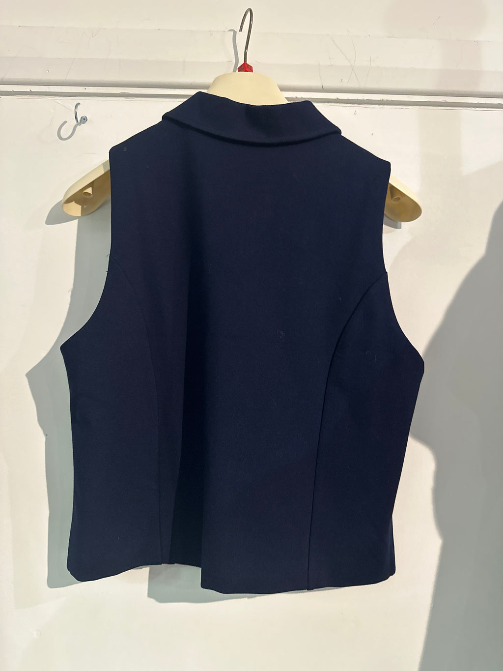 Red Button Zip waistcoat