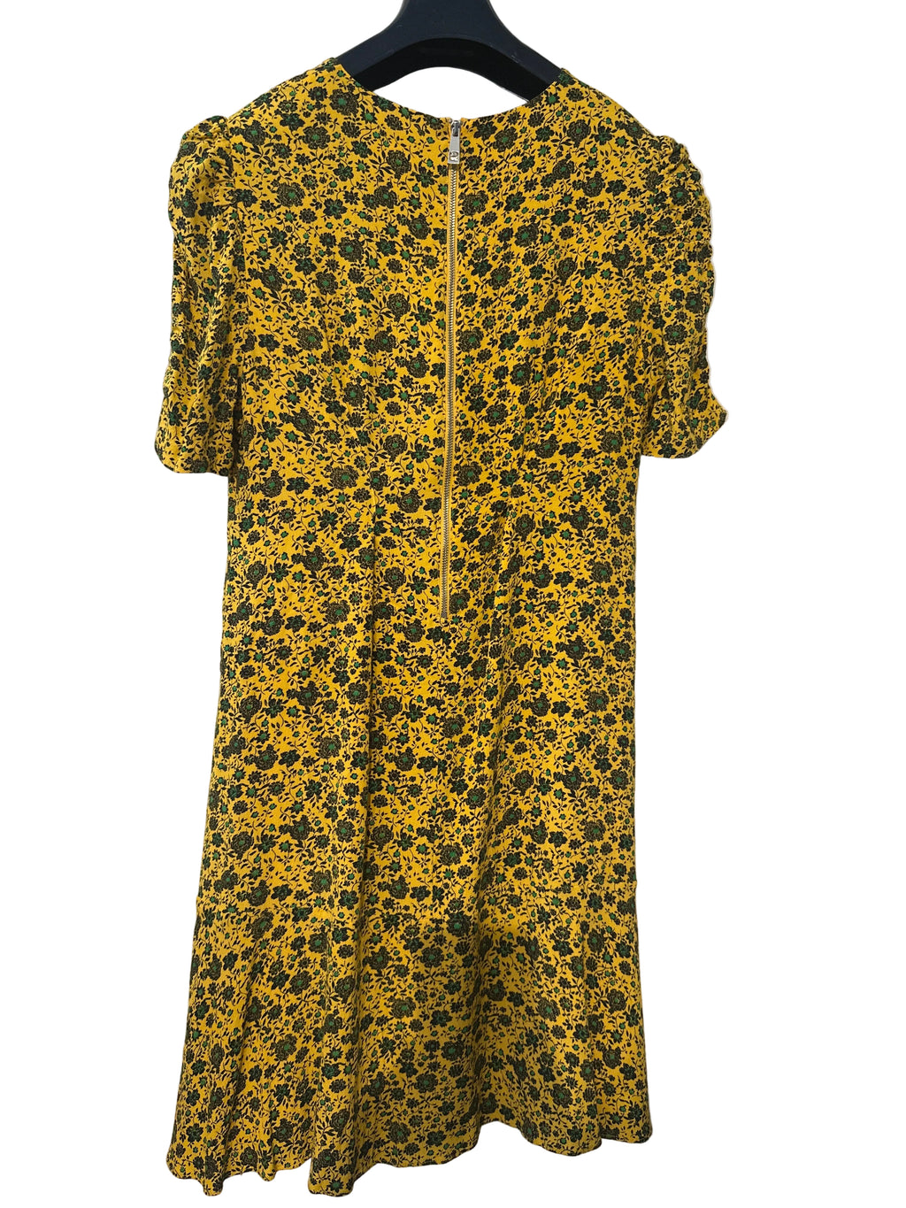 Whistles yellow trailing floral Georgina Dress