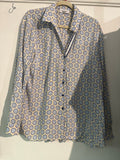 Just White Spotted Shirt