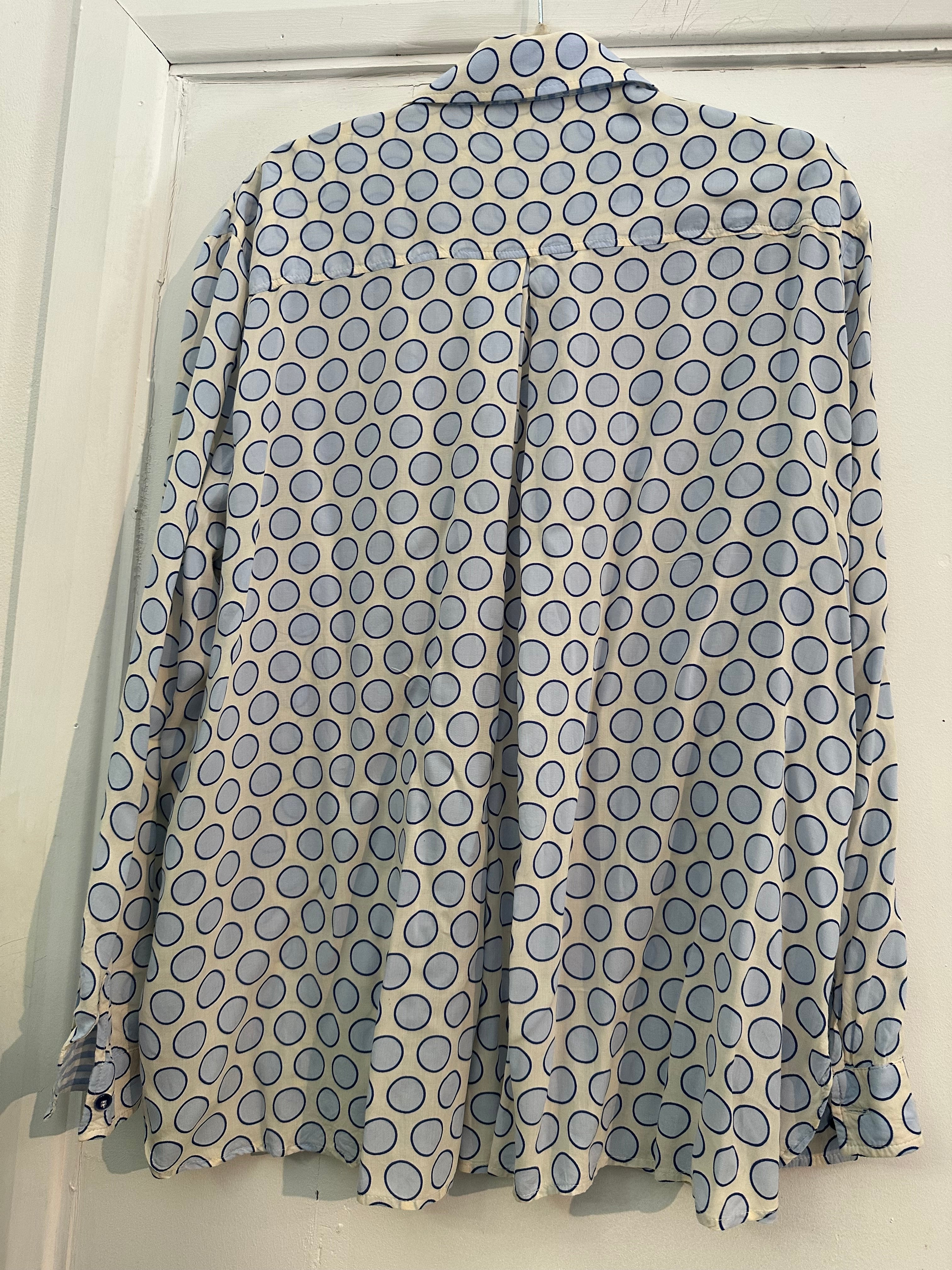 Just White Spotted Blouse