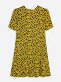 Whistles yellow trailing floral Georgina Dress