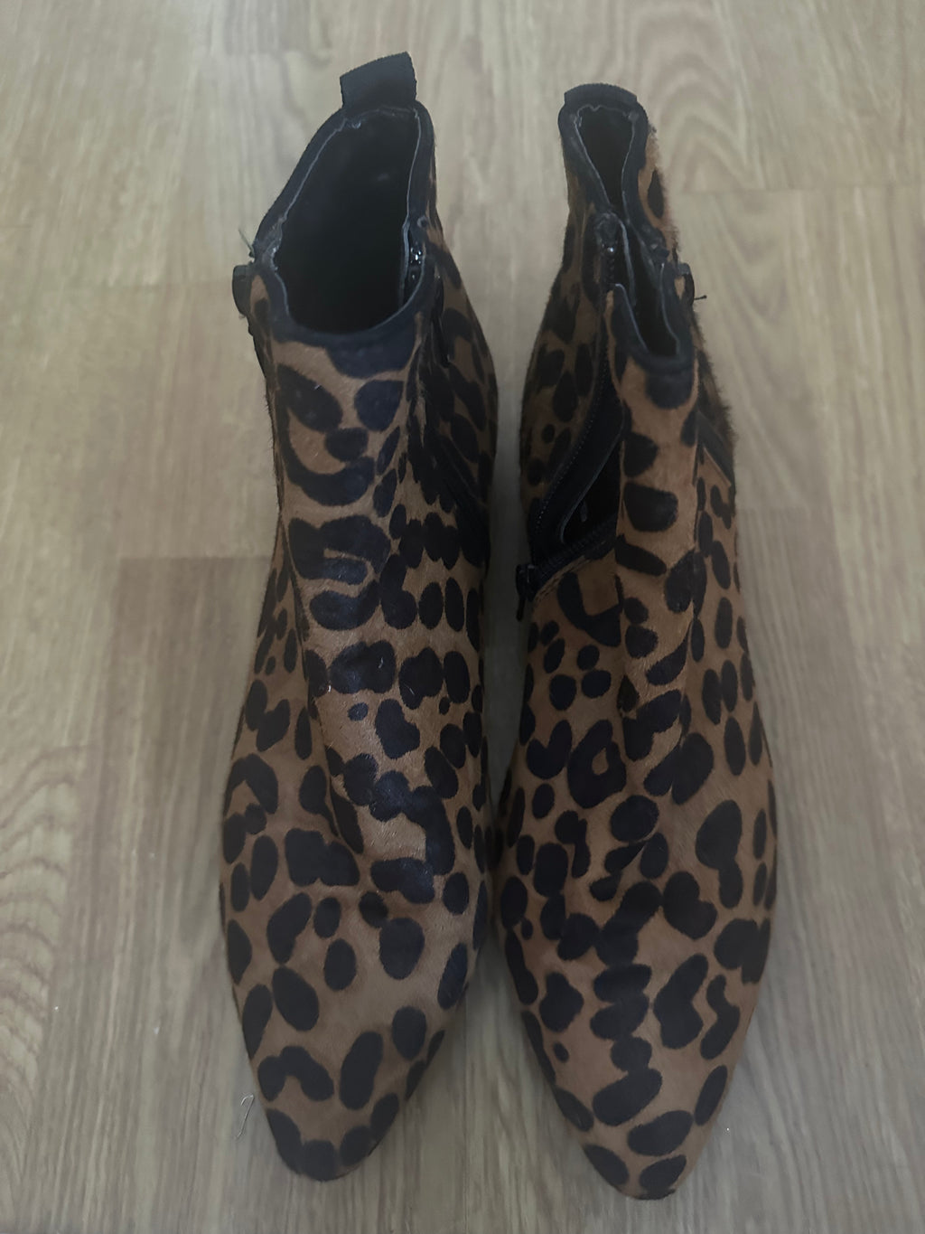 Next Leopard Print Ankle Boots