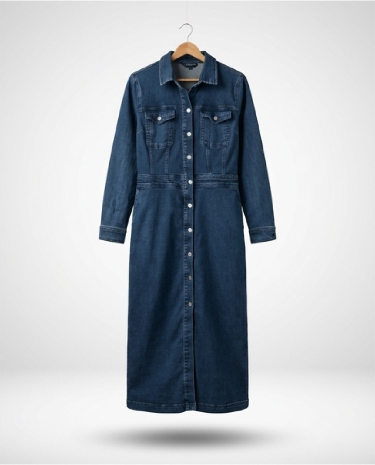 Sosandar Denim Dress