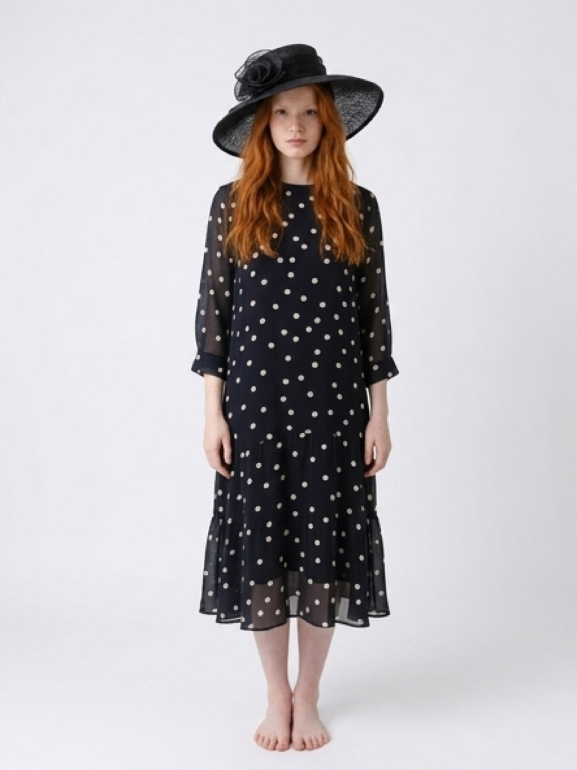 Ganni spotted dress