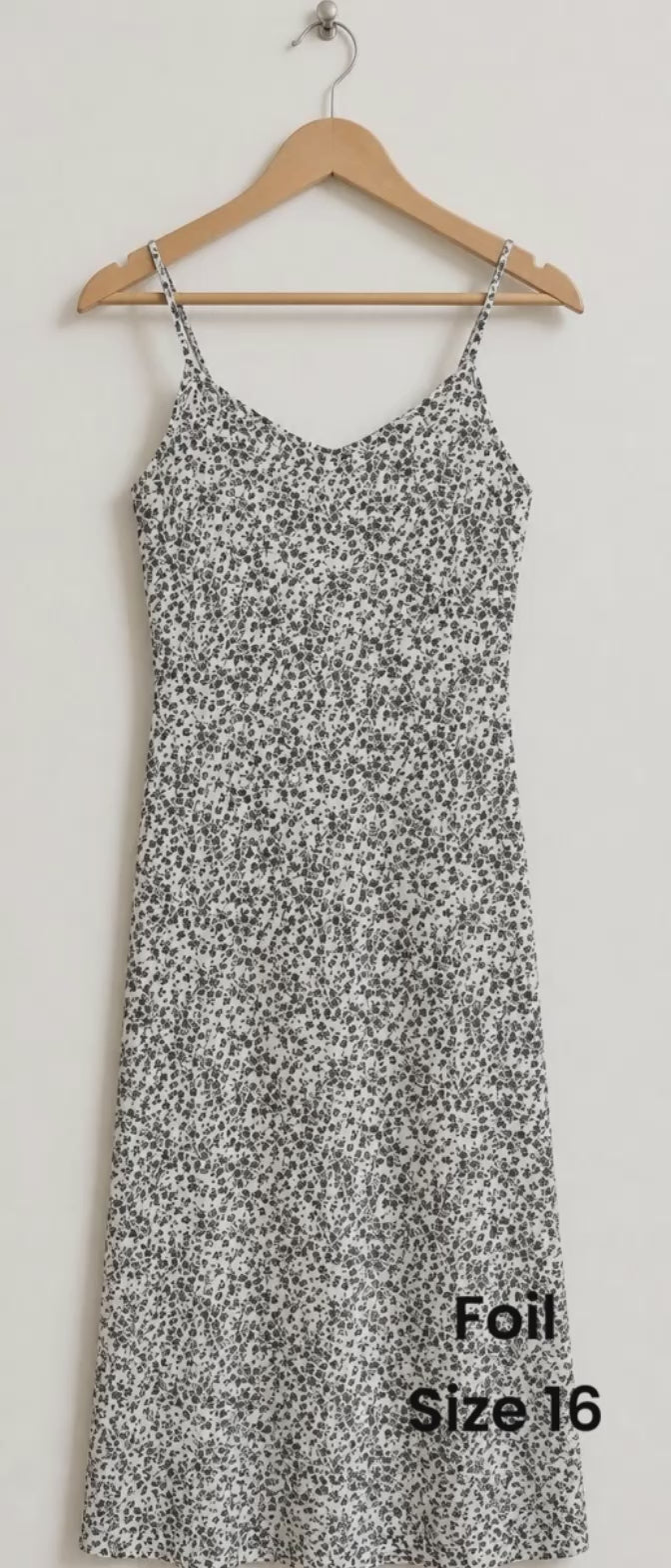Foil dress